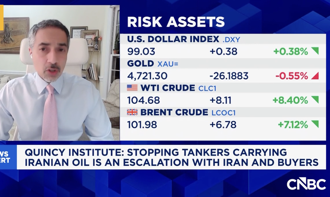 U.S. blockade of the Persian Gulf would only make Trump’s own situation worse