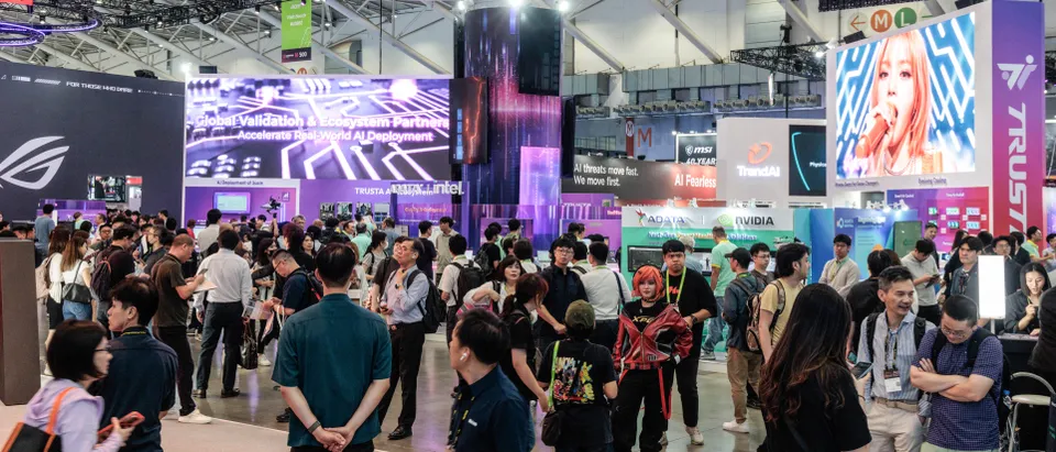 Beijing’s Military Shadow Looms Large Over Key Taiwan Tech Conference